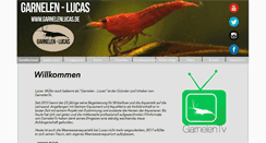 Desktop Screenshot of garnelenlucas.de